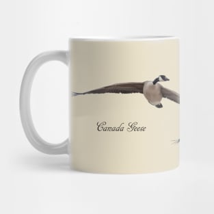 Canada Geese in Flight Mug